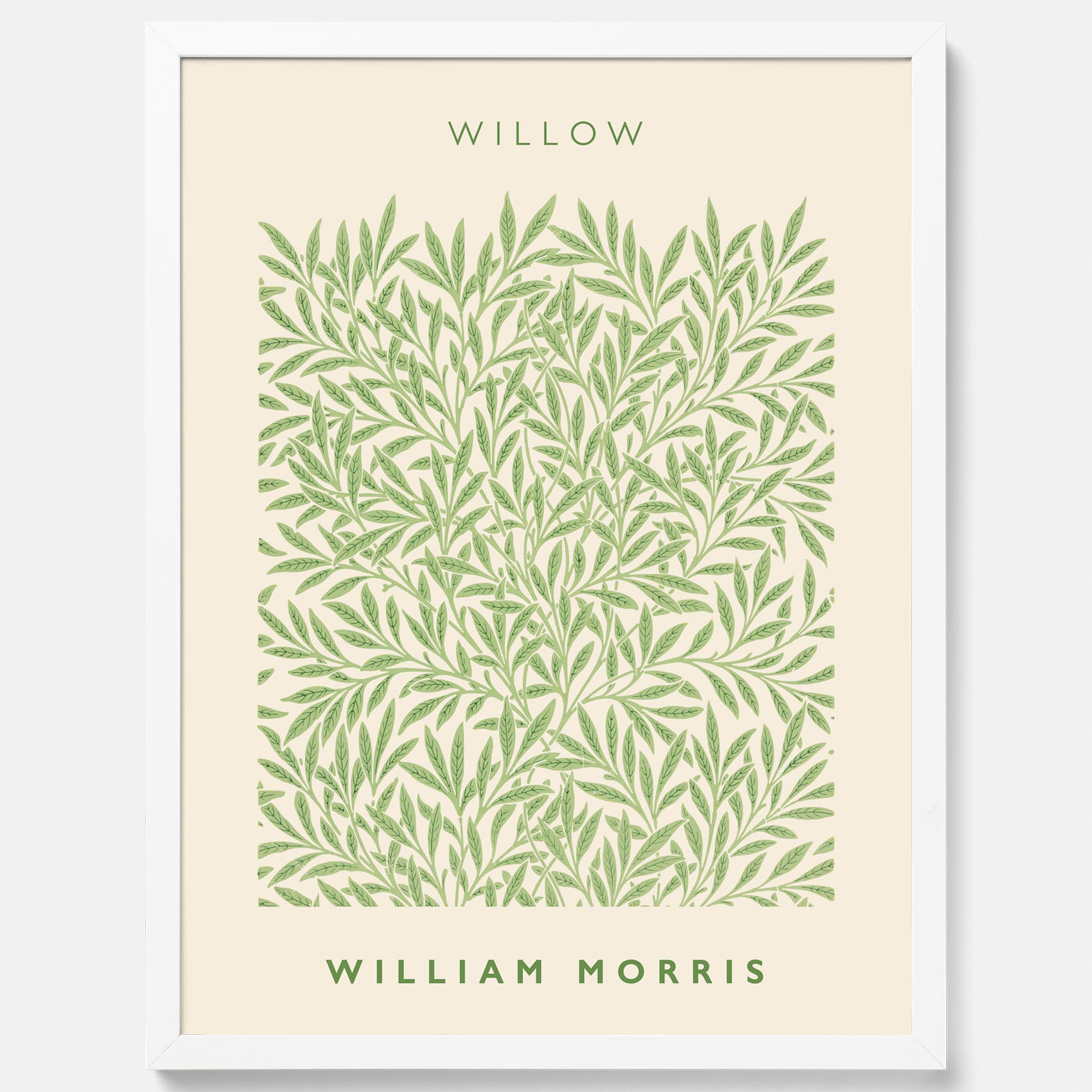 William Morris poster med motivet Willow. Affisch med William Morris-motiv.