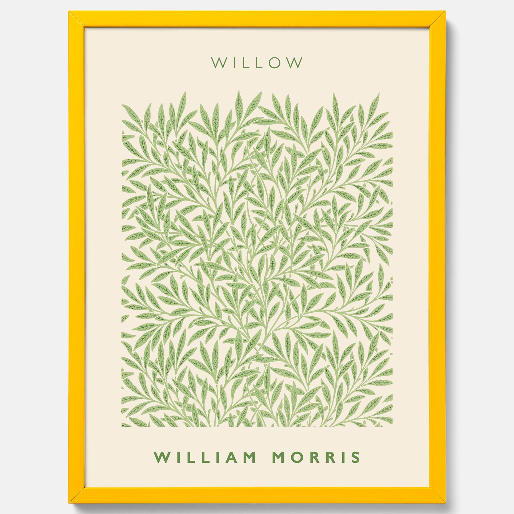 William Morris poster med motivet Willow. Affisch med William Morris-motiv.