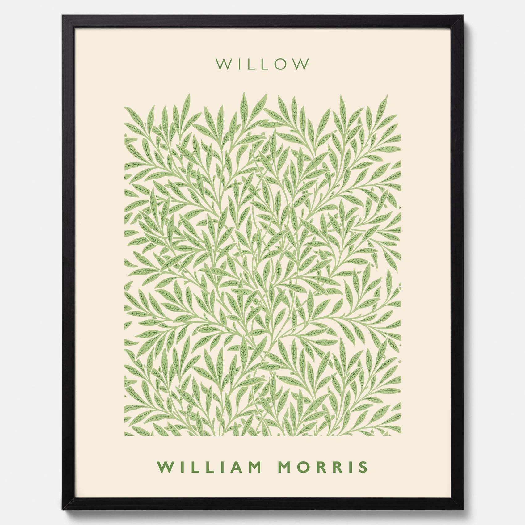 William Morris poster med motivet Willow. Affisch med William Morris-motiv.
