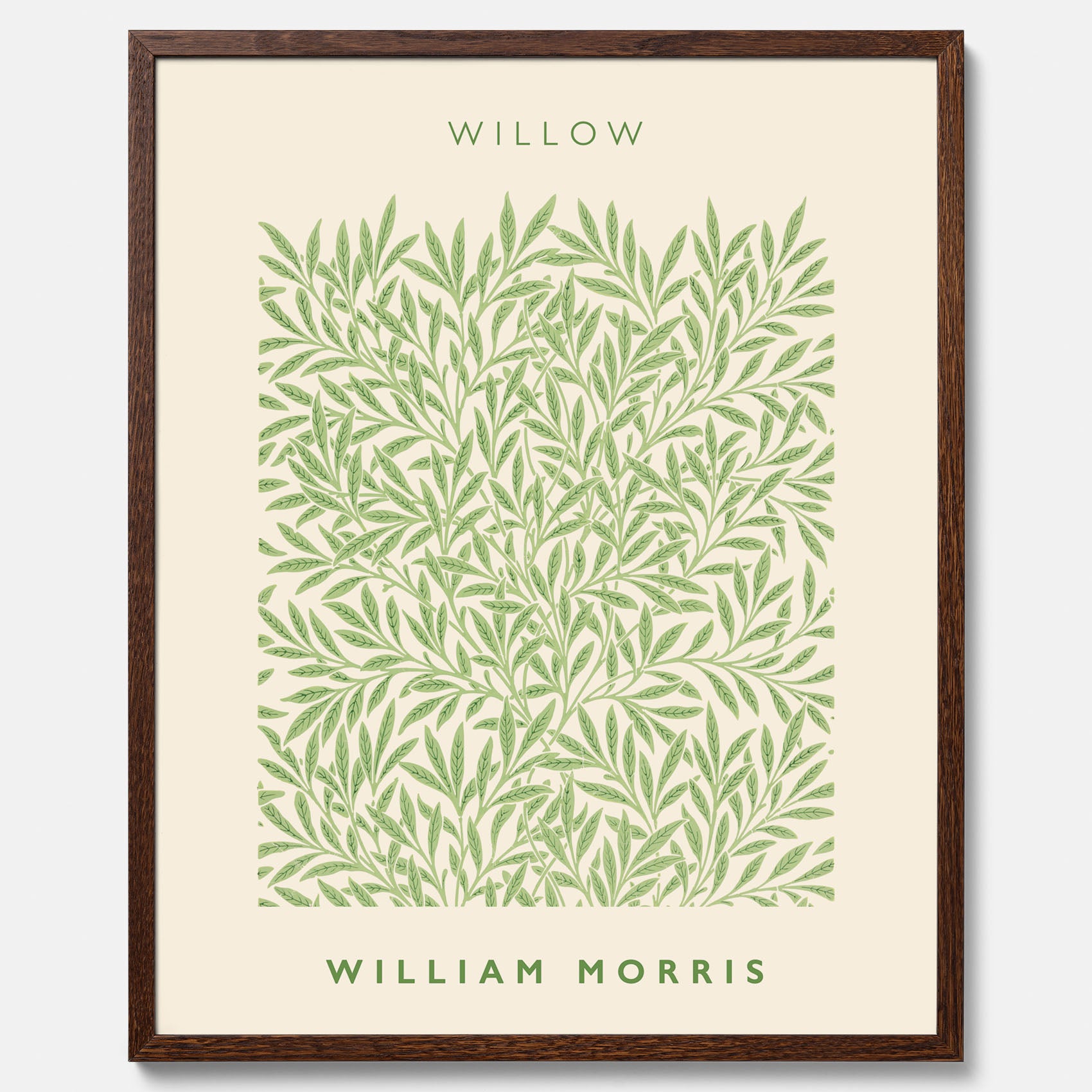 William Morris poster med motivet Willow. Affisch med William Morris-motiv.