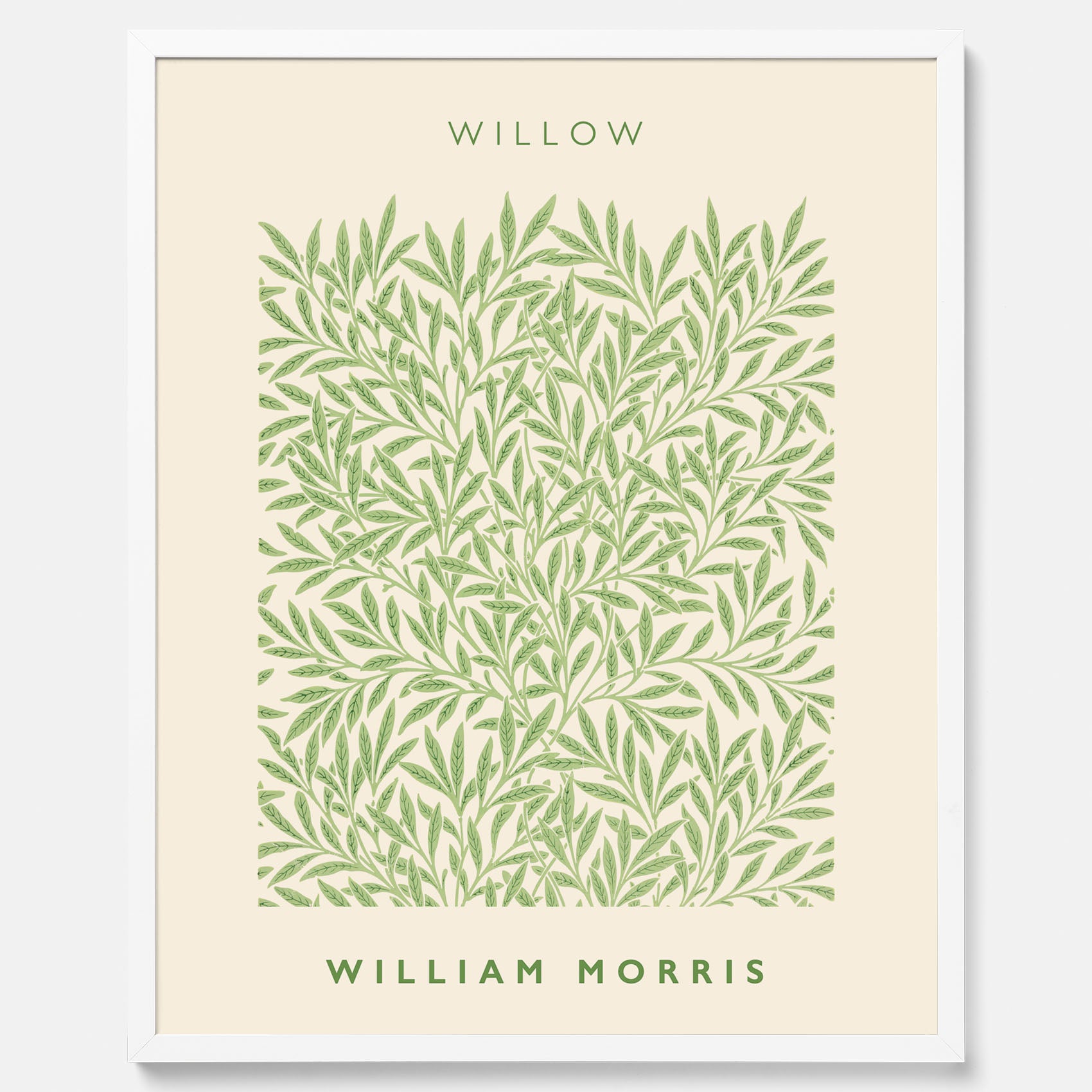 William Morris poster med motivet Willow. Affisch med William Morris-motiv.