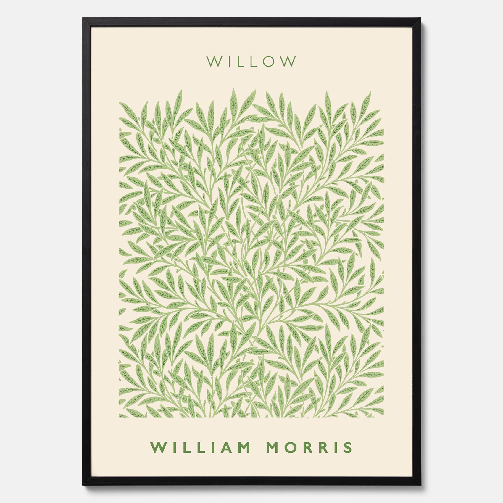 William Morris poster med motivet Willow. Affisch med William Morris-motiv.