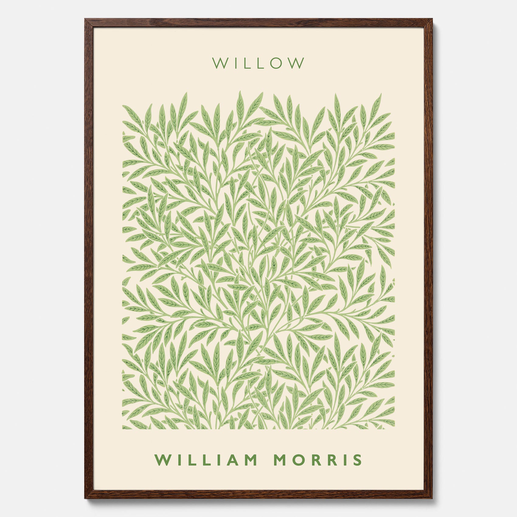 William Morris poster med motivet Willow. Affisch med William Morris-motiv.