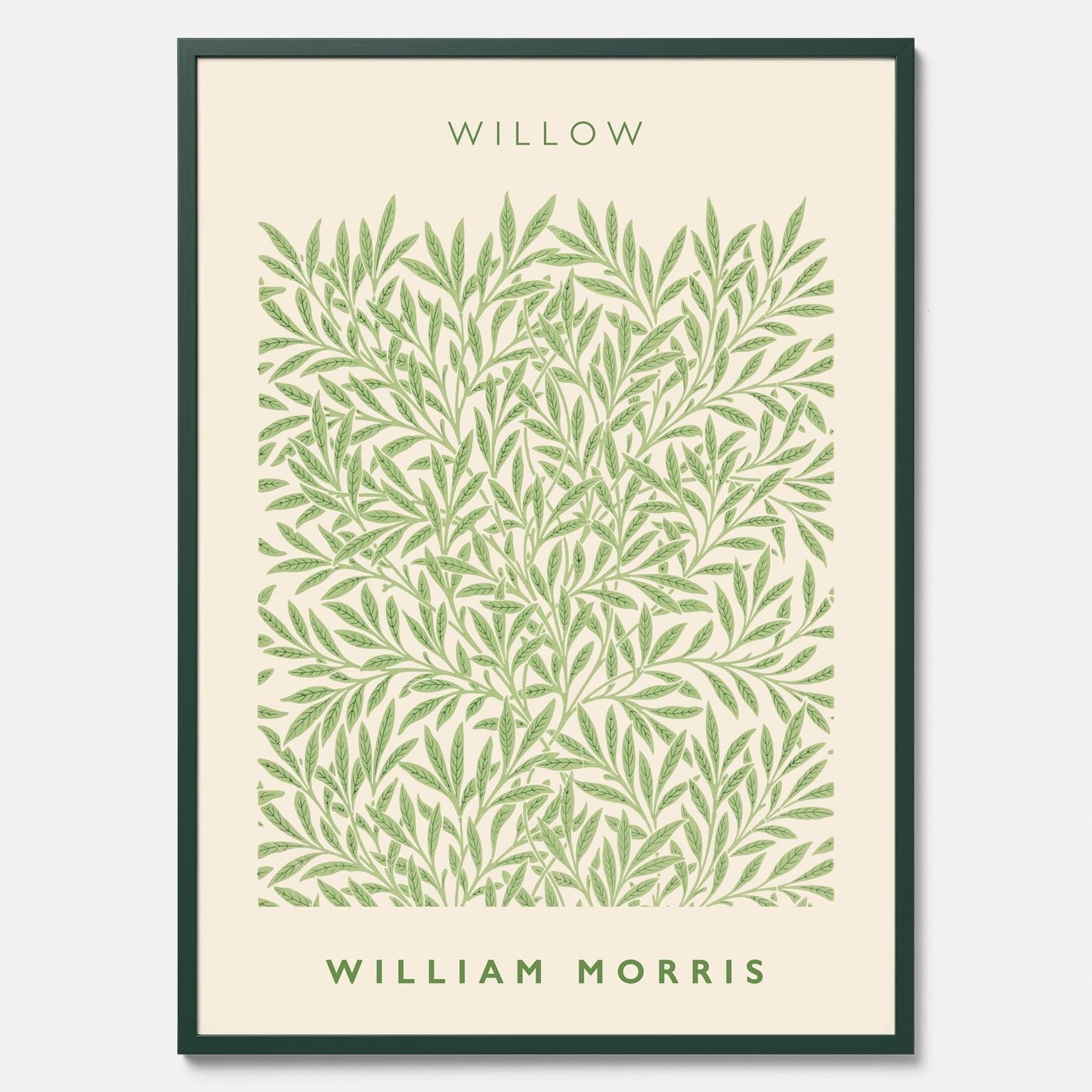 William Morris poster med motivet Willow. Affisch med William Morris-motiv.