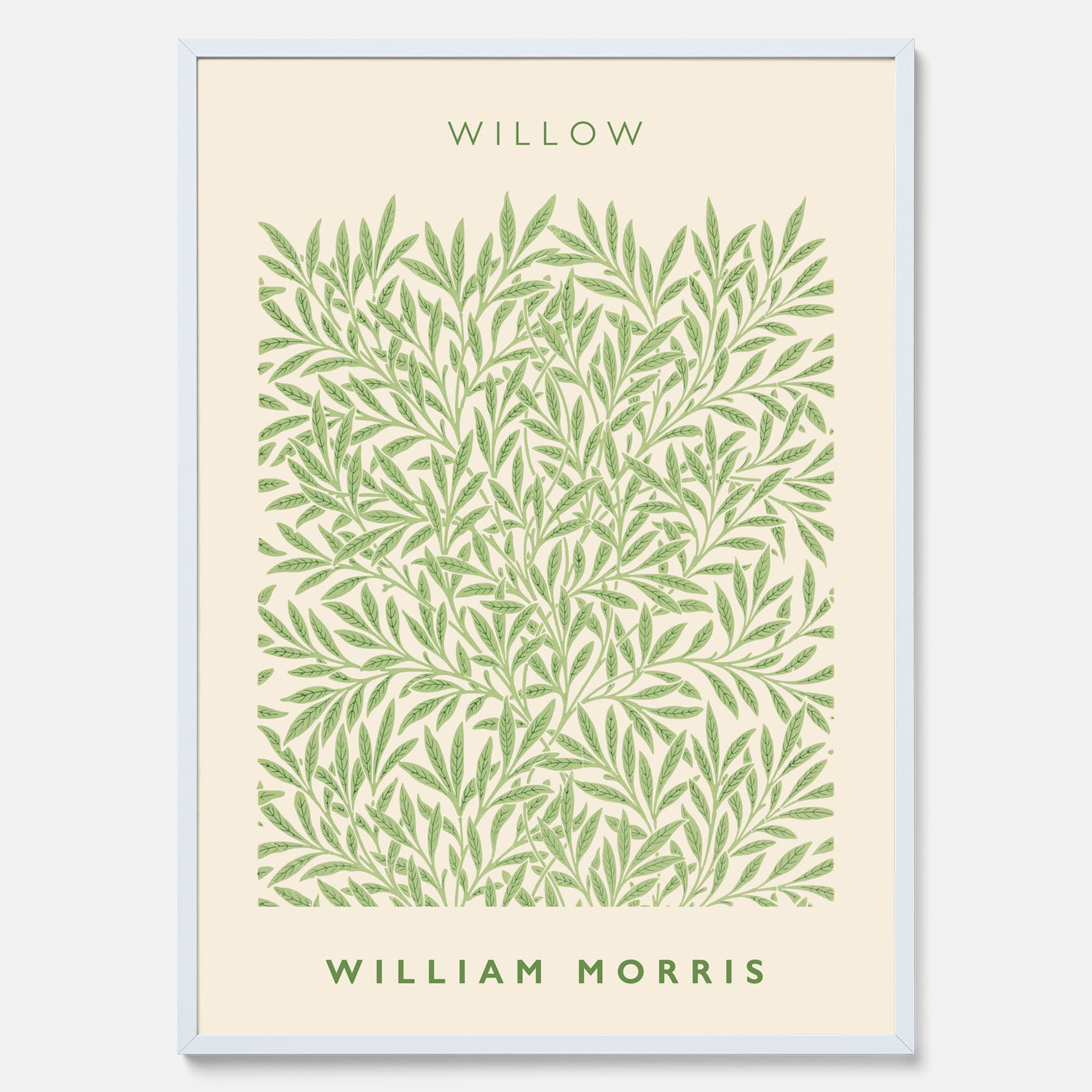 William Morris poster med motivet Willow. Affisch med William Morris-motiv.