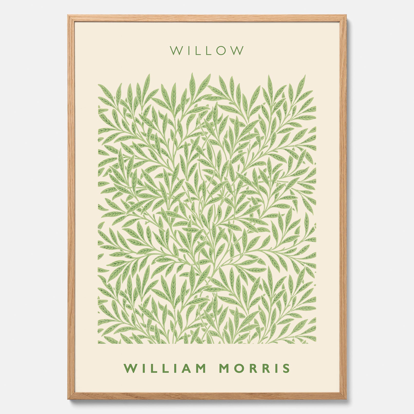 William Morris poster med motivet Willow. Affisch med William Morris-motiv.
