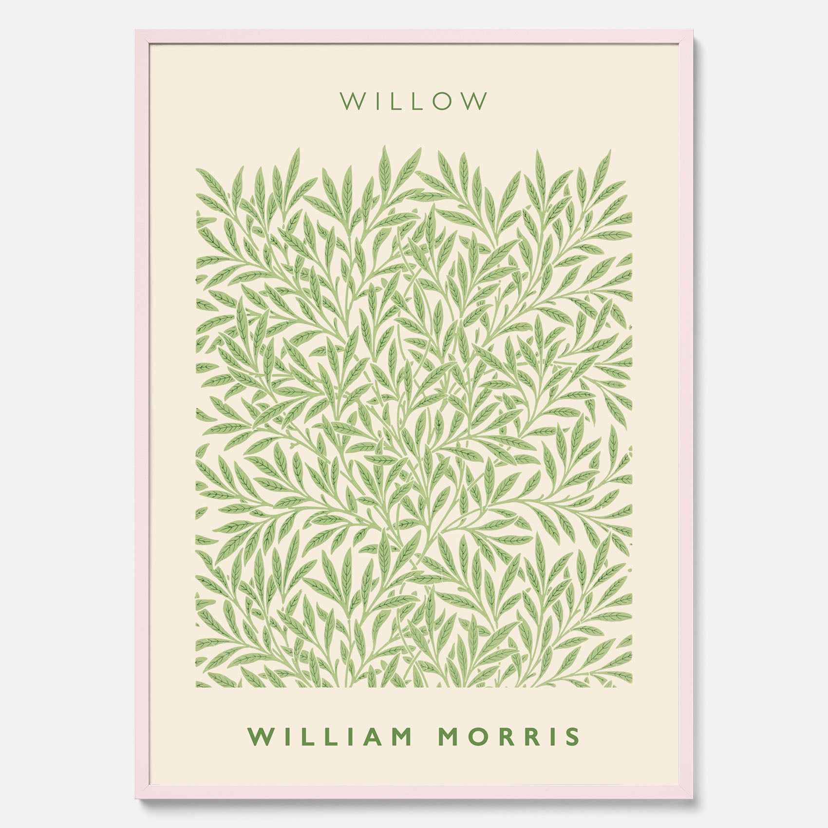 William Morris poster med motivet Willow. Affisch med William Morris-motiv.