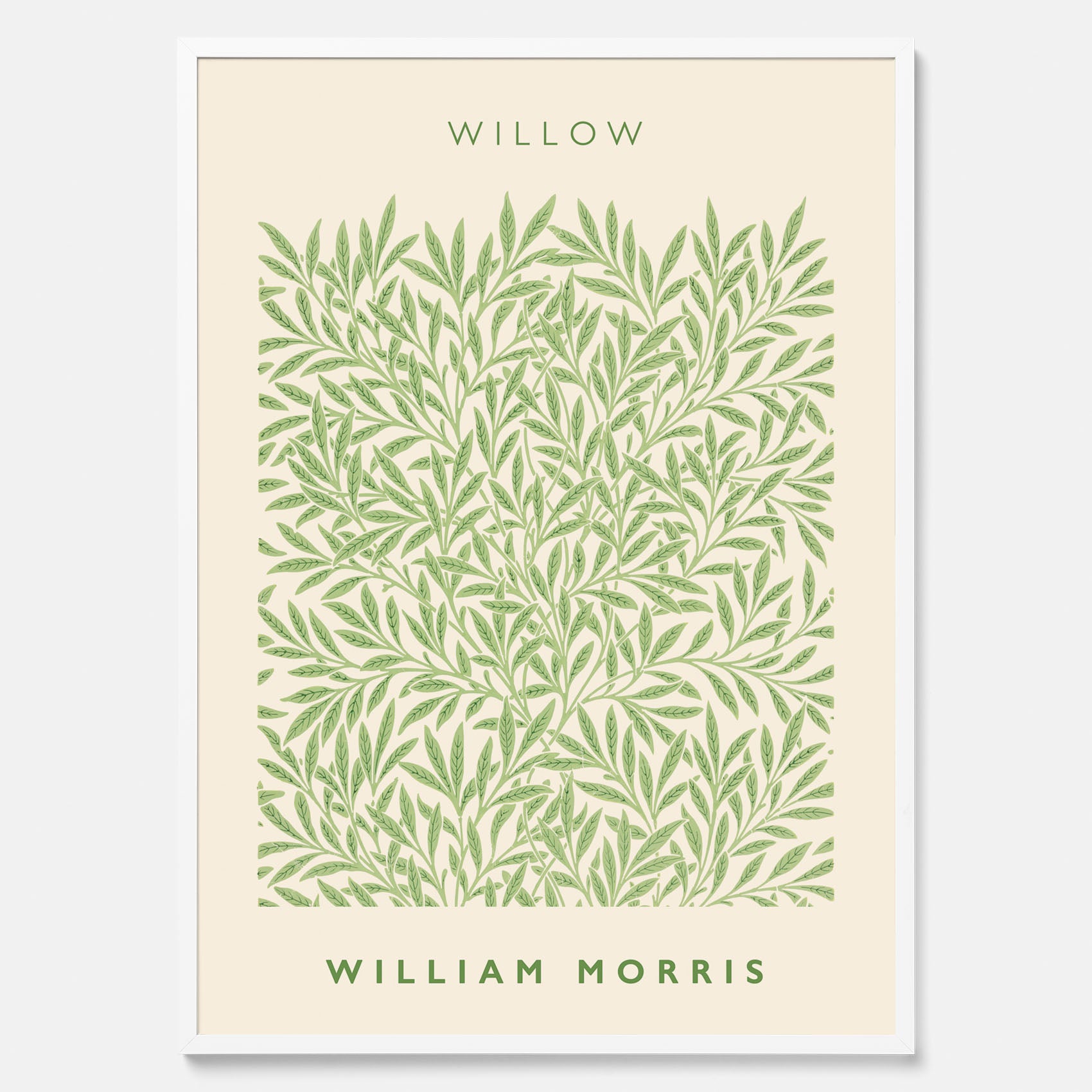 William Morris poster med motivet Willow. Affisch med William Morris-motiv.