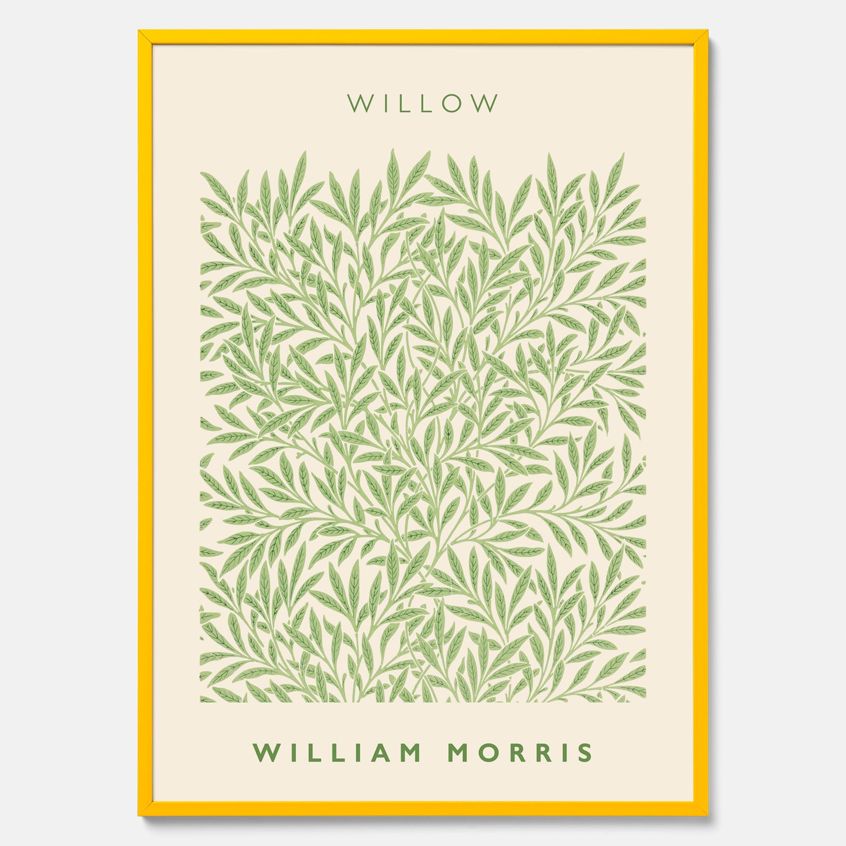 William Morris poster med motivet Willow. Affisch med William Morris-motiv.