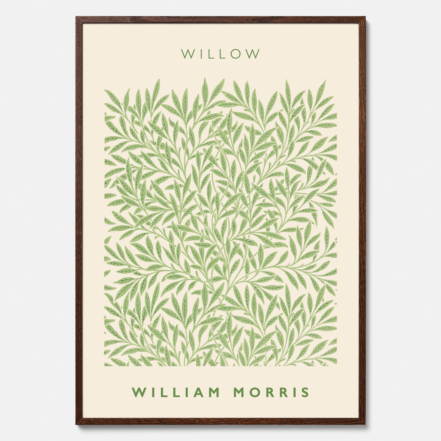 William Morris poster med motivet Willow. Affisch med William Morris-motiv.