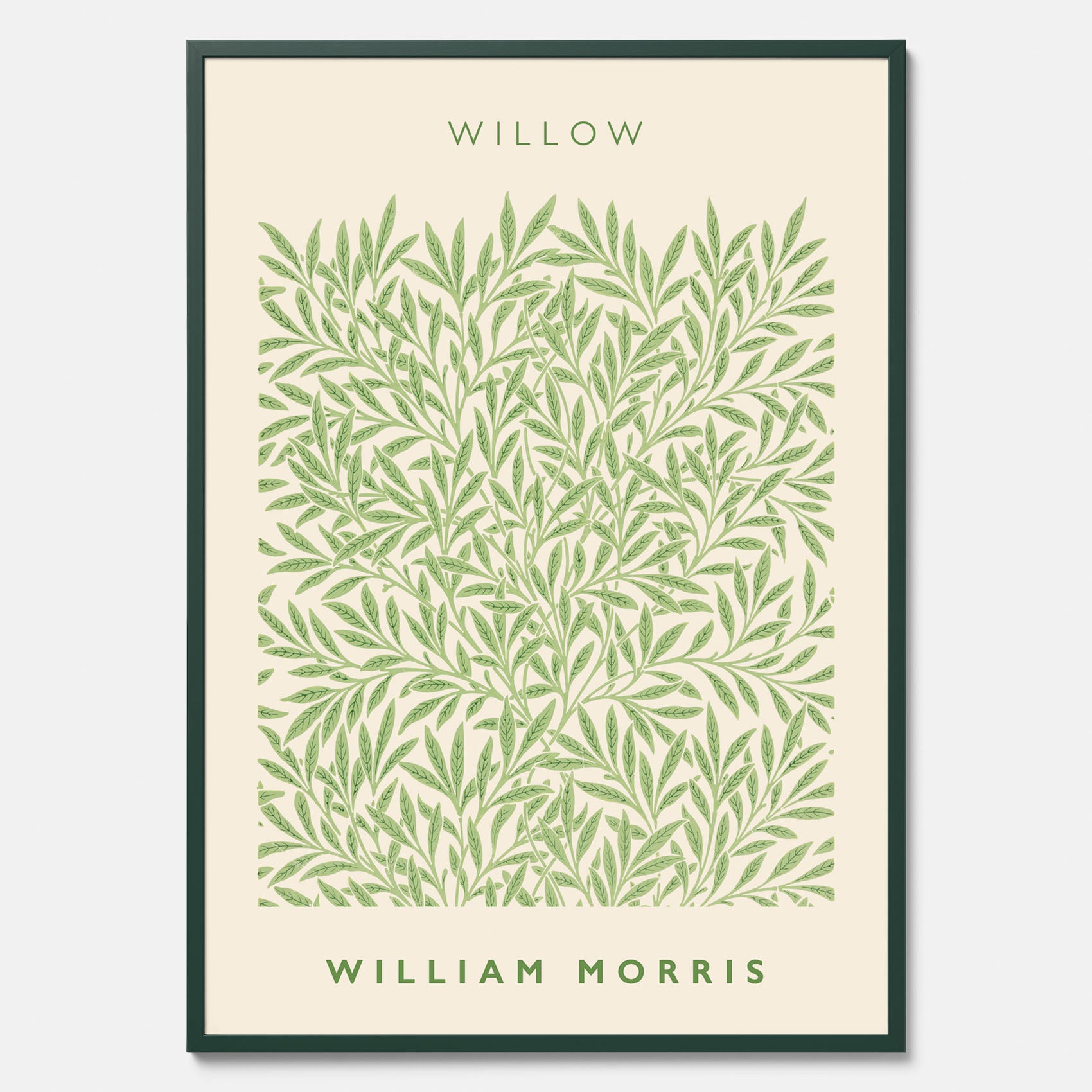 William Morris poster med motivet Willow. Affisch med William Morris-motiv.