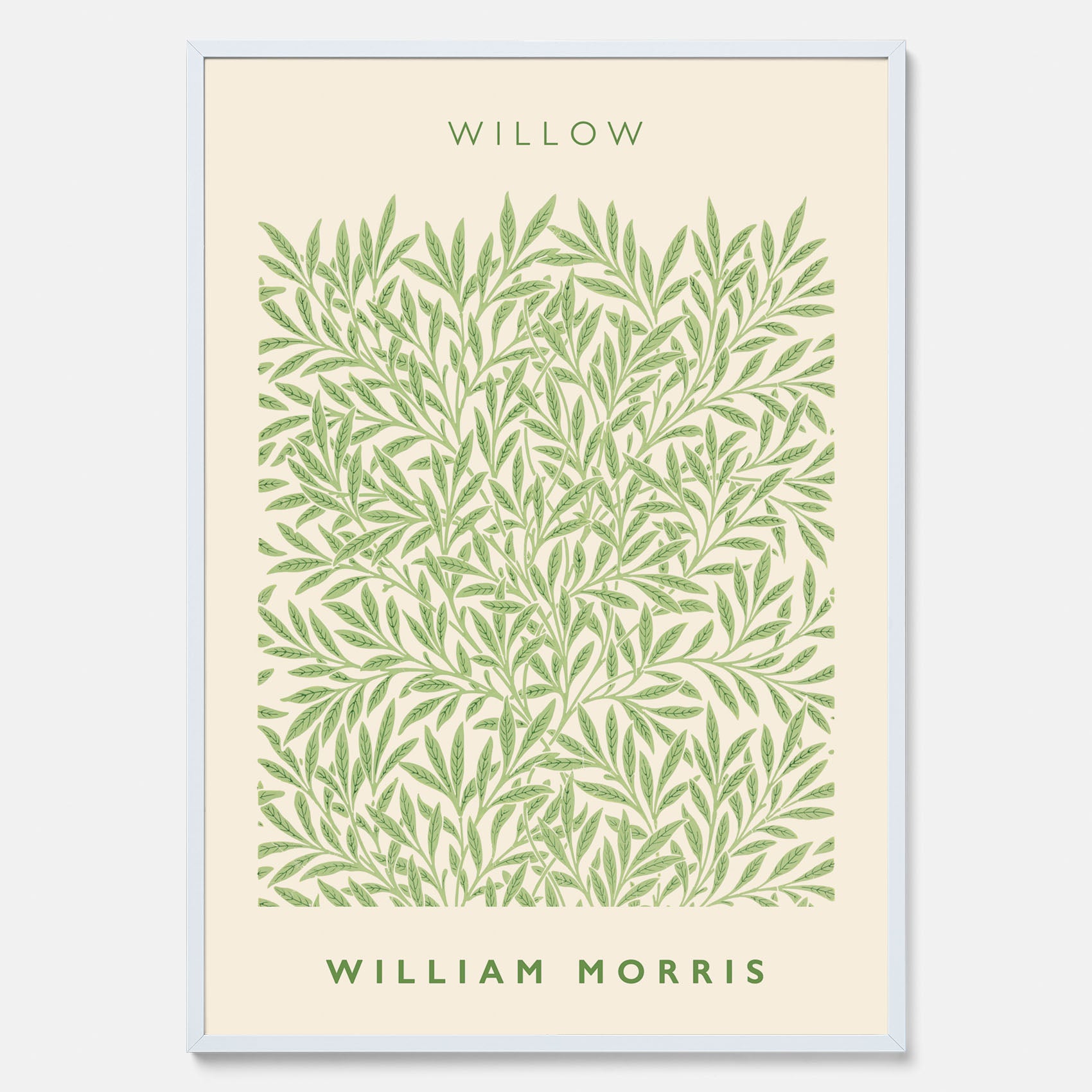 William Morris poster med motivet Willow. Affisch med William Morris-motiv.