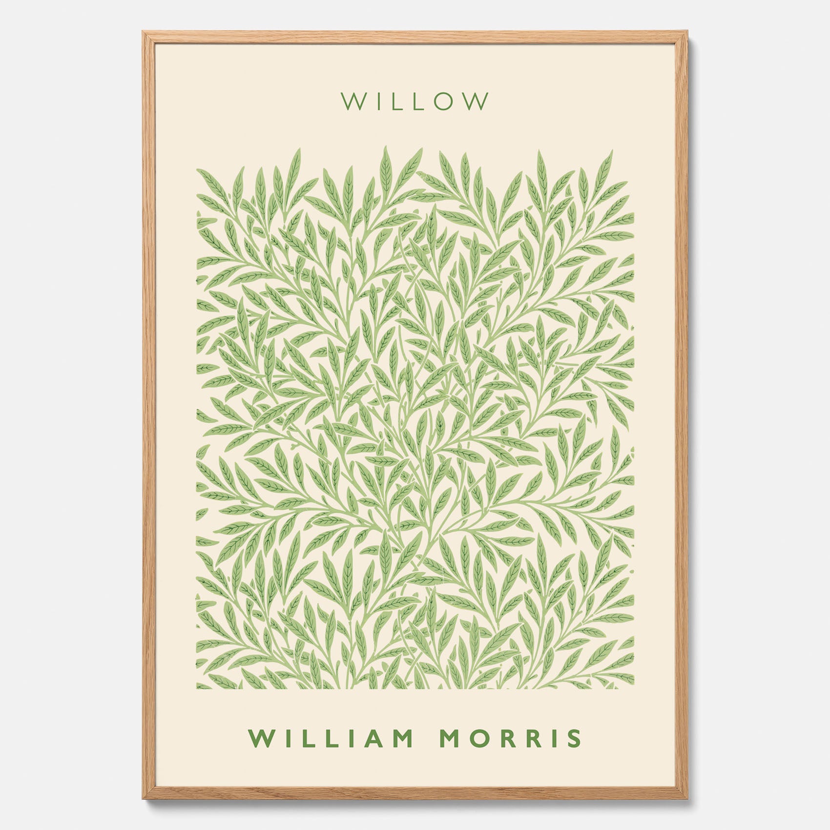 William Morris poster med motivet Willow. Affisch med William Morris-motiv.