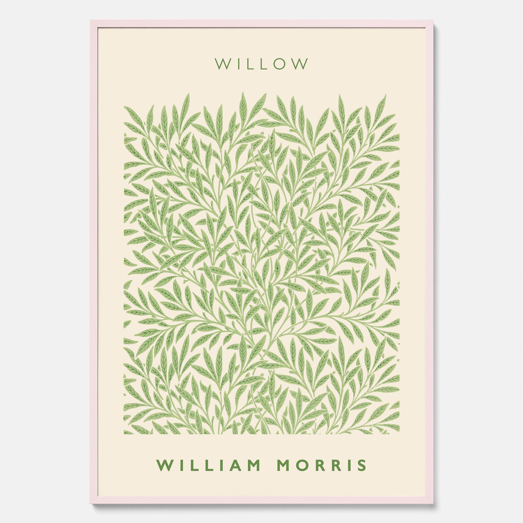 William Morris poster med motivet Willow. Affisch med William Morris-motiv.