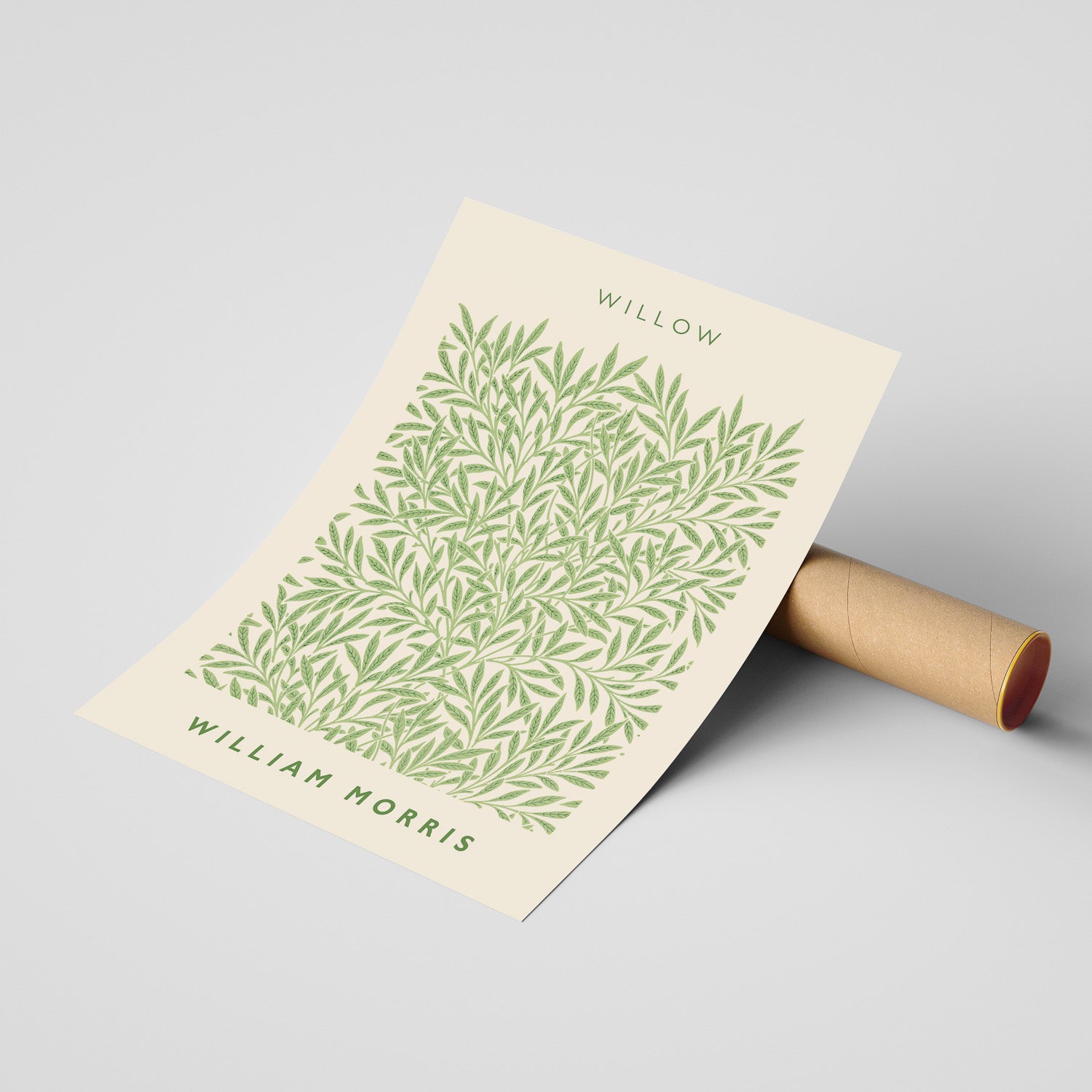 William Morris poster med motivet Willow. Affisch med William Morris-motiv.