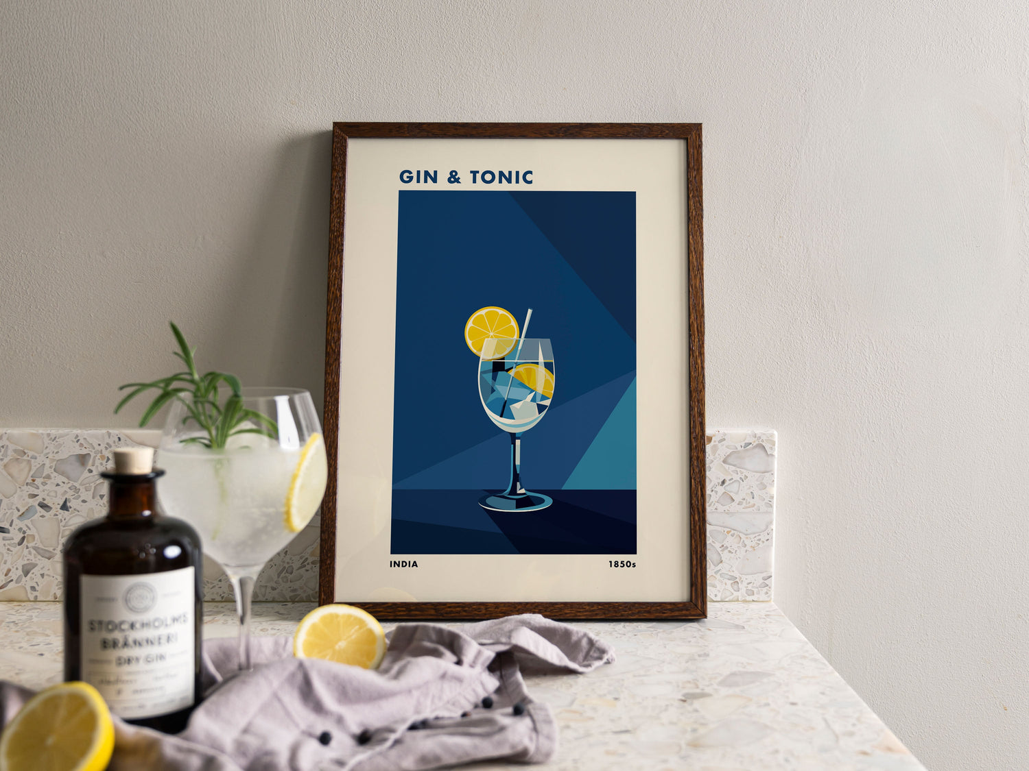 Drink posters med klassiska cocktails och drinkar