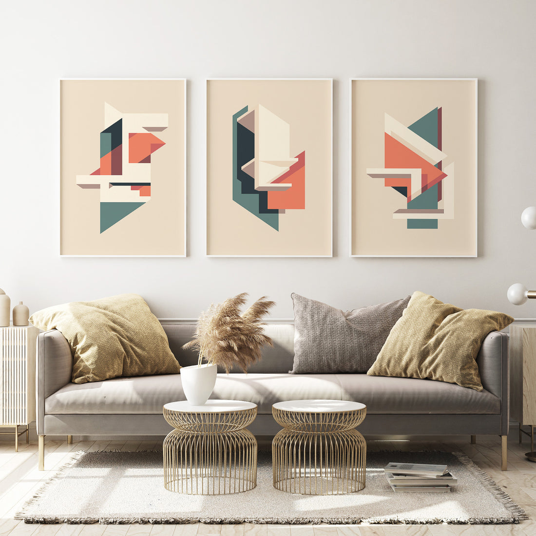 Abstract architecture poster – Abstrakt illustration