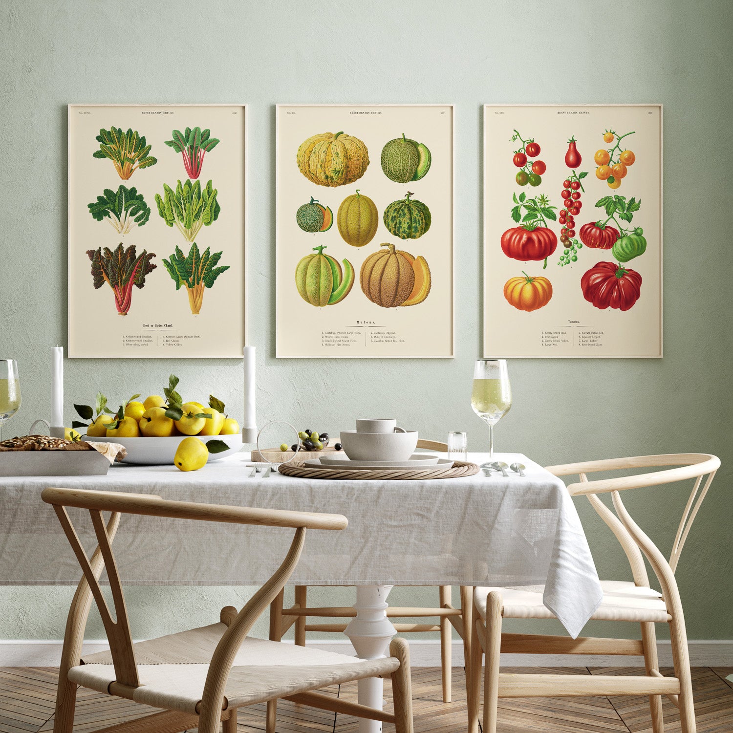 Kökstavla med Tomater poster – Tavla med grönsaker, tomatposter av Ernst Benary, tomattavla, tavla med tomater, skolposter, köksposter, poster till kök