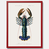 Kökstavla med Hummer poster till kök, hummerposter, skaldjur, köksposter, tavla till kök
