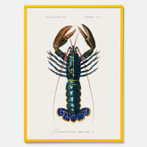 Kökstavla med Hummer poster till kök, hummerposter, skaldjur, köksposter, tavla till kök