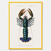Kökstavla med Hummer poster till kök, hummerposter, skaldjur, köksposter, tavla till kök