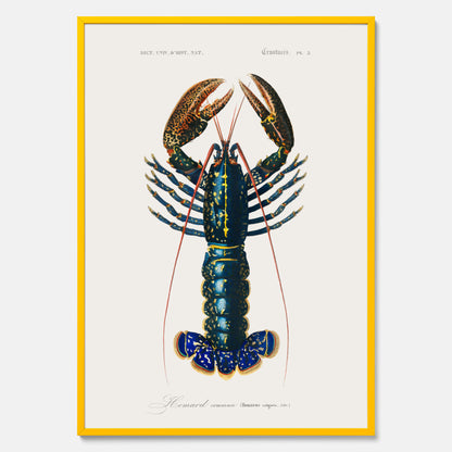 Kökstavla med Hummer poster till kök, hummerposter, skaldjur, köksposter, tavla till kök