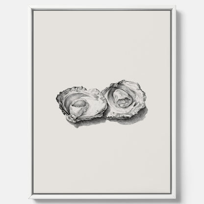 Kökstavla i canvas med Ostron – Köksposter, tavla till kök, poster till kök