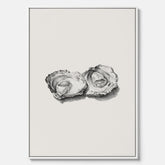 Kökstavla i canvas med Ostron – Köksposter, tavla till kök, poster till kök