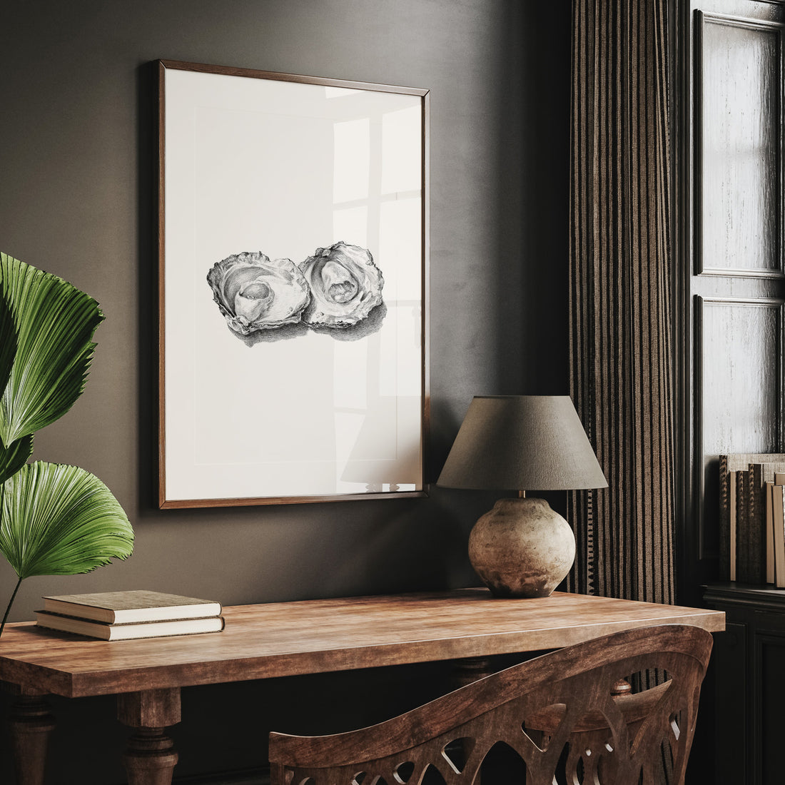 Kökstavla med Ostron poster  – Köksposter, tavla till kök, poster till kök