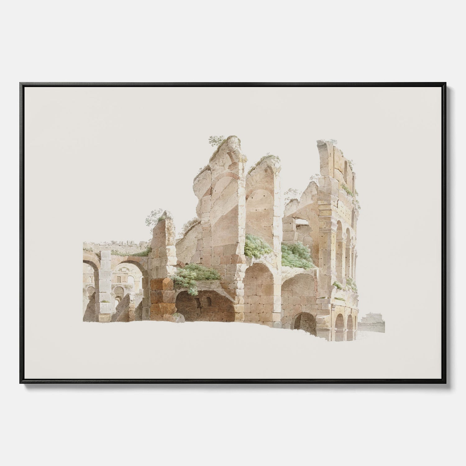 Colosseum i Rom canvastavla – Historisk tavla med arkitektur