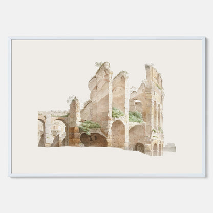 Colosseum i Rom poster – Historisk tavla med arkitektur