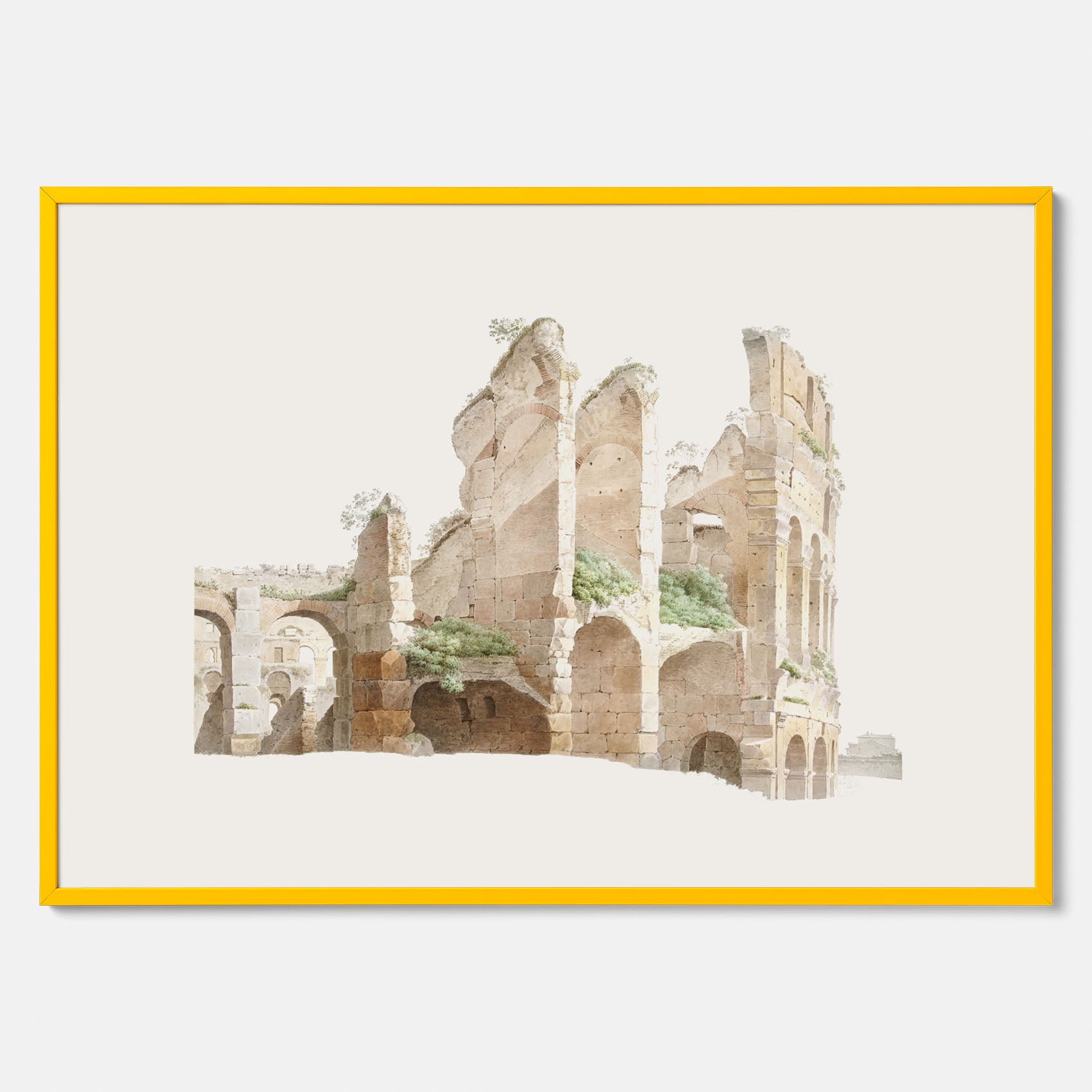 Colosseum i Rom poster – Historisk tavla med arkitektur