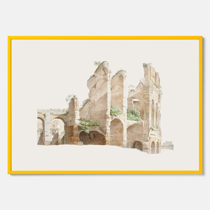 Colosseum i Rom poster – Historisk tavla med arkitektur