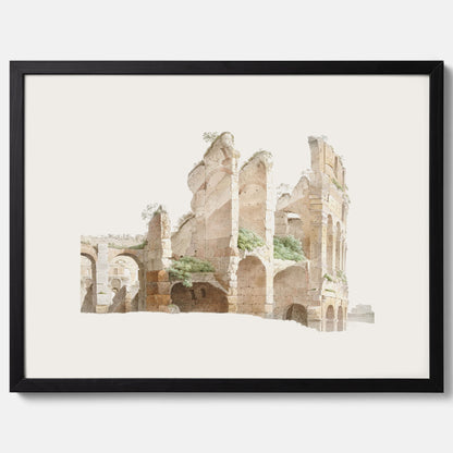 Colosseum i Rom poster – Historisk tavla med arkitektur