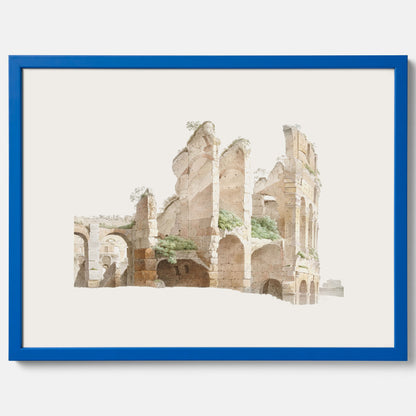 Colosseum i Rom poster – Historisk tavla med arkitektur