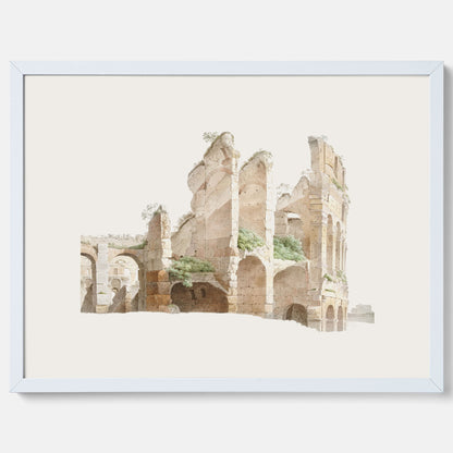 Colosseum i Rom poster – Historisk tavla med arkitektur
