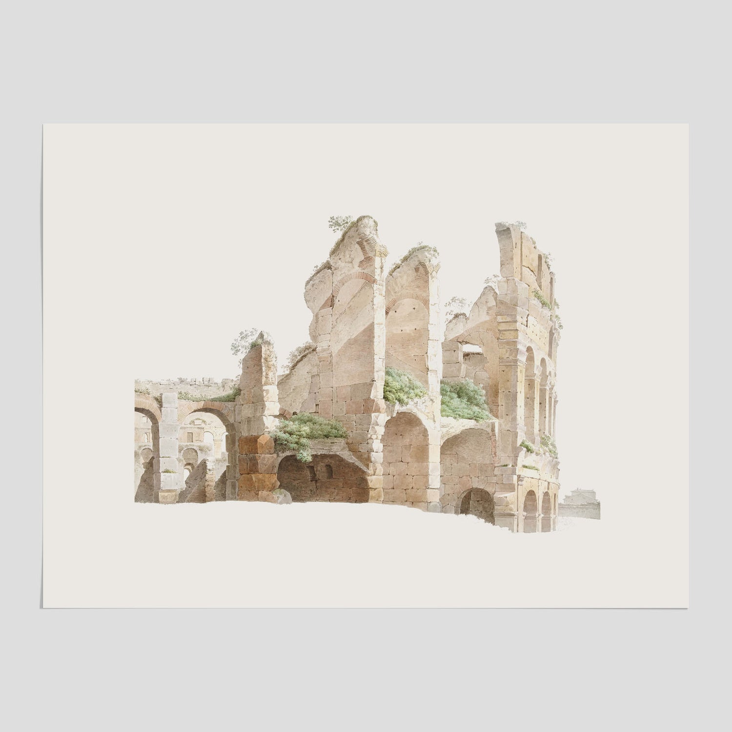 Colosseum i Rom poster – Historisk tavla med arkitektur