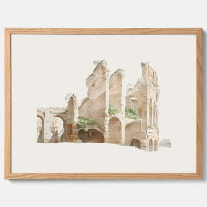 Colosseum i Rom poster – Historisk tavla med arkitektur
