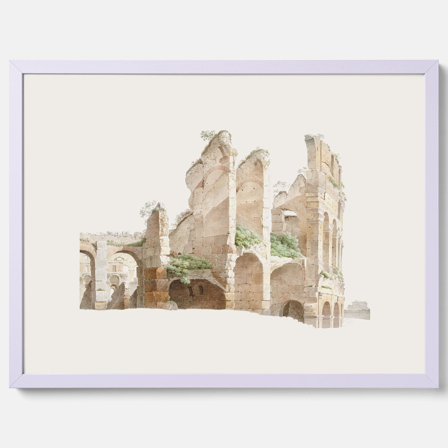 Colosseum i Rom poster – Historisk tavla med arkitektur