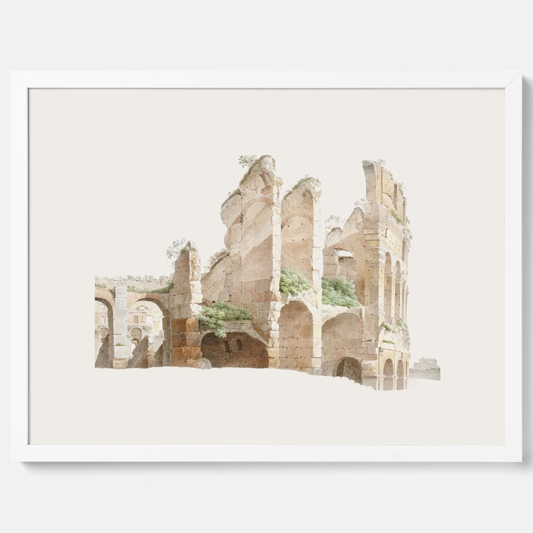 Colosseum i Rom poster – Historisk tavla med arkitektur