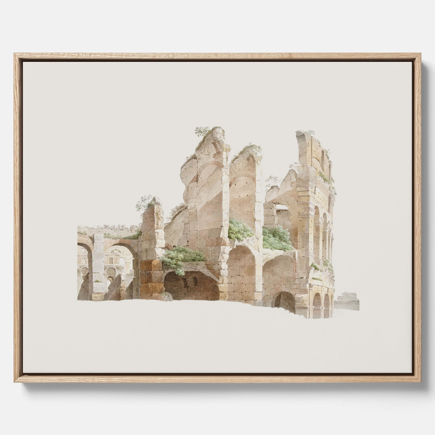 Colosseum i Rom canvastavla – Historisk tavla med arkitektur