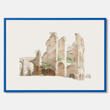 Colosseum i Rom poster – Historisk tavla med arkitektur