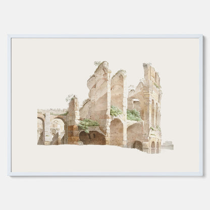 Colosseum i Rom poster – Historisk tavla med arkitektur