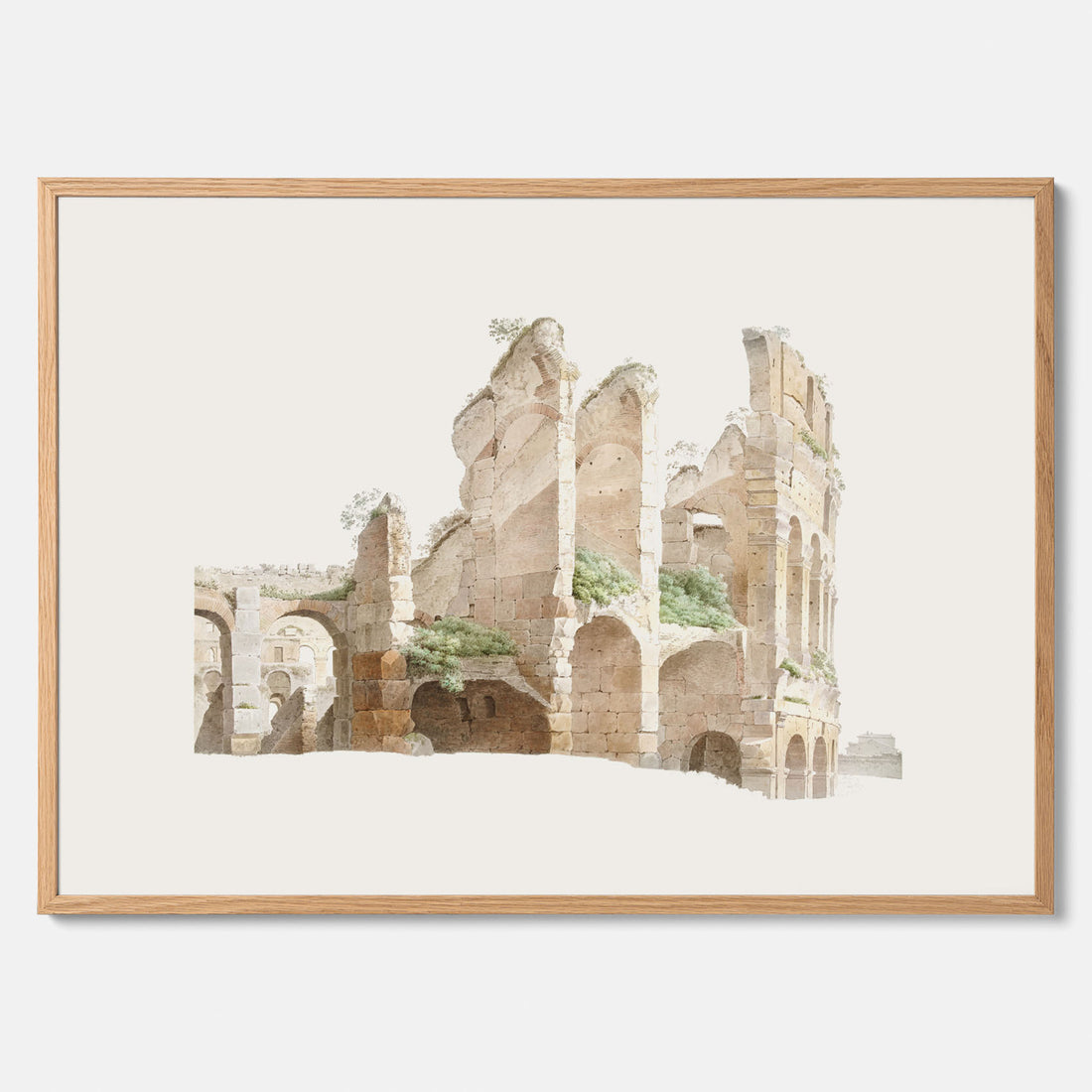 Colosseum i Rom poster – Historisk tavla med arkitektur