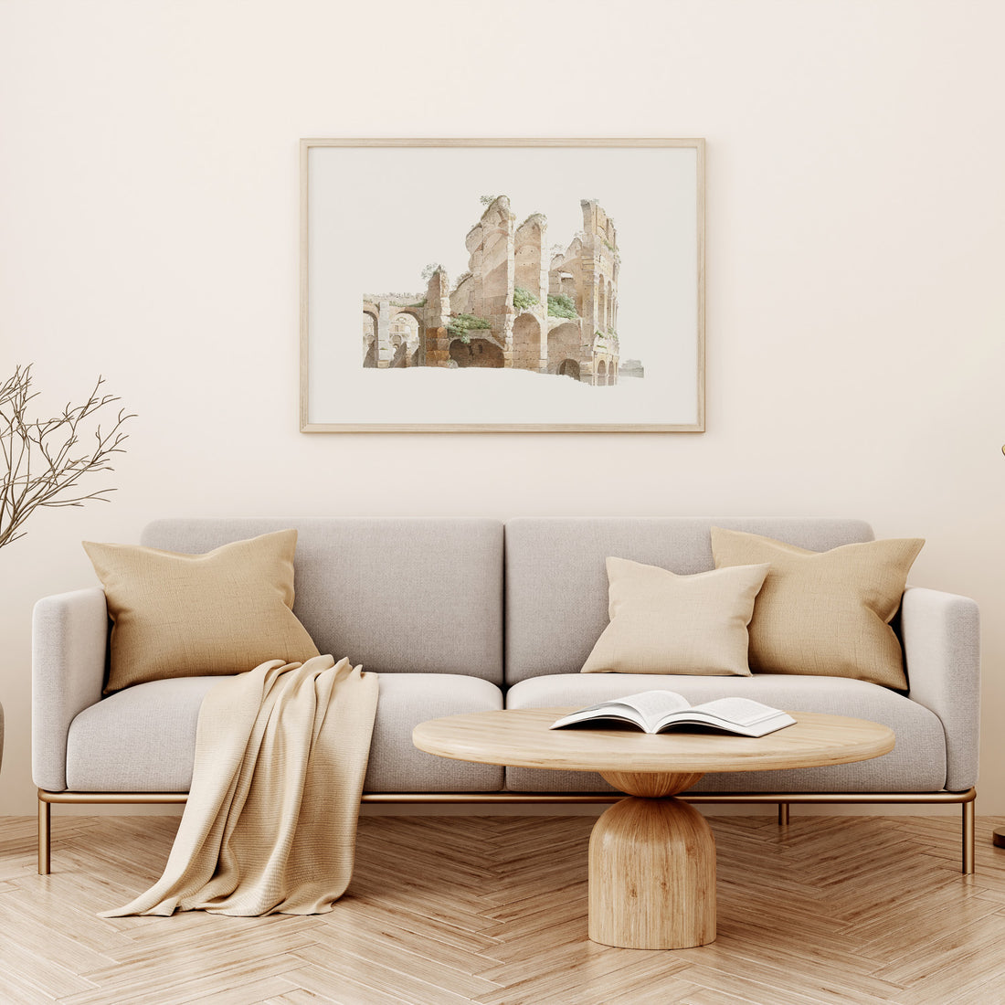 Colosseum i Rom poster – Historisk tavla med arkitektur