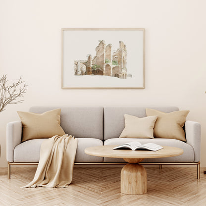 Colosseum i Rom poster – Historisk tavla med arkitektur