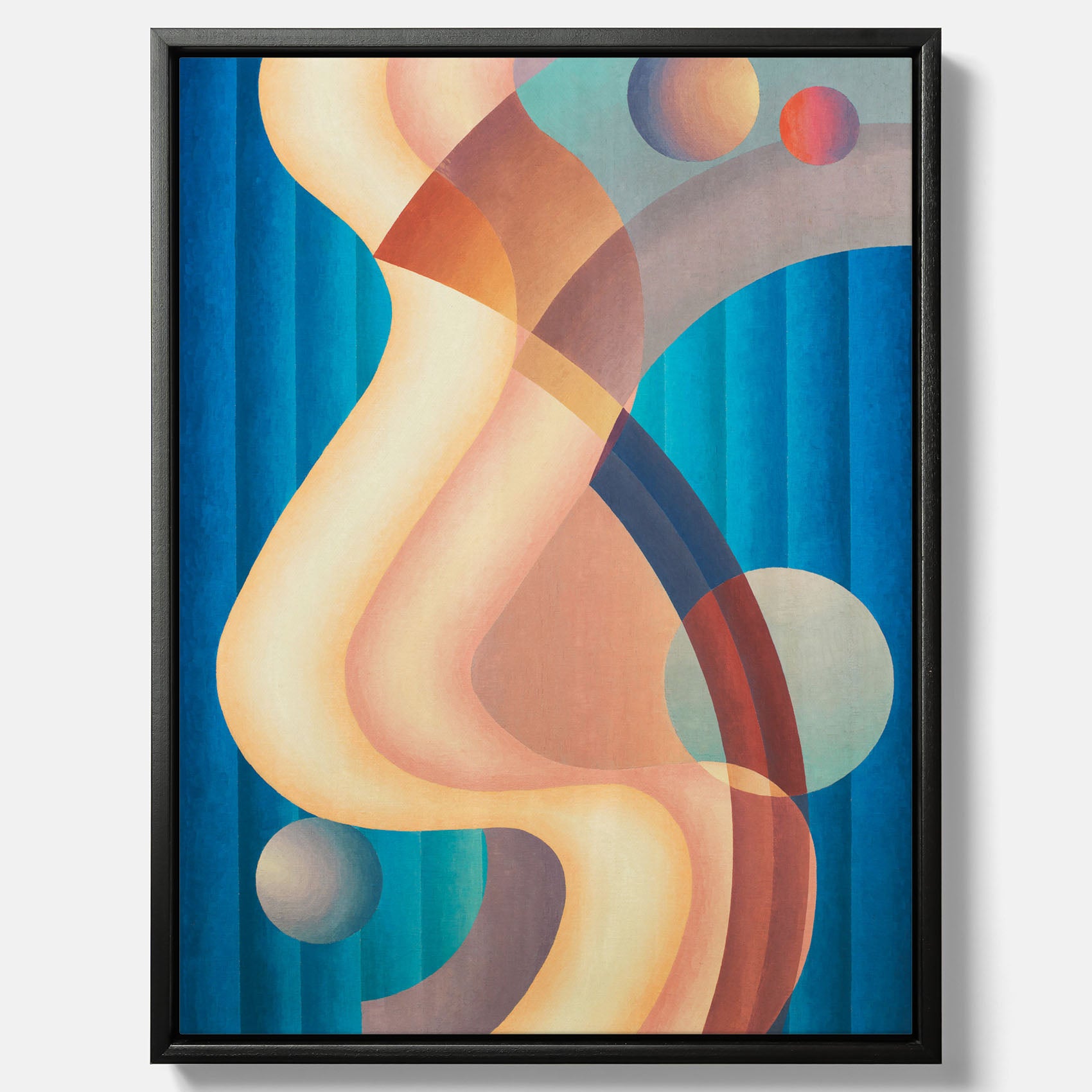 Composition no. 61 – Abstrakt poster av konstnären Stuart Walker canvas