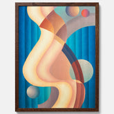 Composition no. 61 – Abstrakt poster av konstnären Stuart Walker