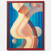 Composition no. 61 – Abstrakt poster av konstnären Stuart Walker