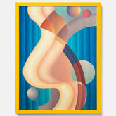 Composition no. 61 – Abstrakt poster av konstnären Stuart Walker